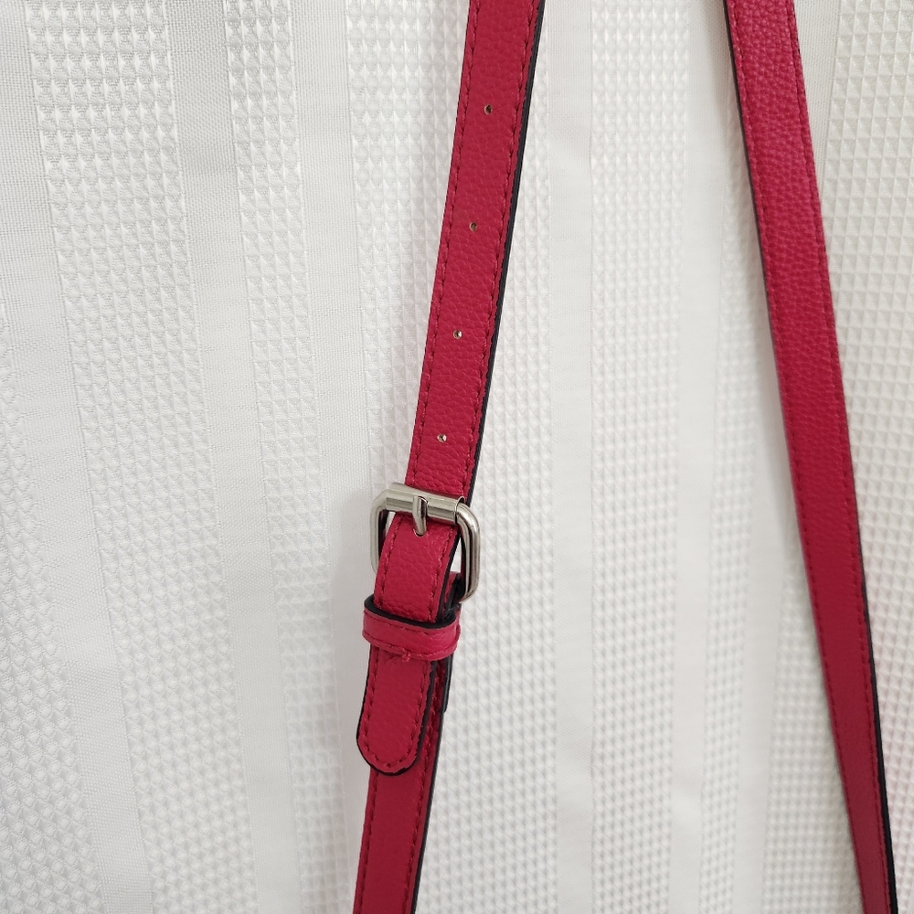 Dana Buchman Pink Eyelet Crossbody Purse - Picture 15 of 16